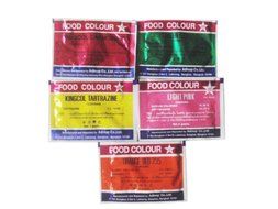 Food Coloring Powder 5 Colors Pack of 25