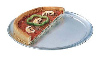 American Metalcraft TP18 TP Series 18-Guage Aluminum Standard Weight Wide Rim Pizza Pan, 18-Inch N14
