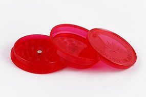 3-Part Acrylic Grinder with Magnet Solid Colored Cover (Green) N10