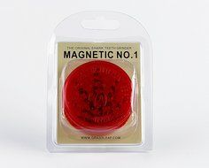 3-Part Acrylic Grinder with Magnet Solid Colored Cover (Green) N11