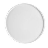 CAC China PP-12 Porcelain Round Flat Pizza Plate, 12-Inch, Super White, Box of 12