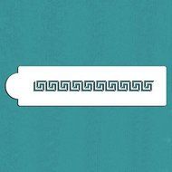 Y&amp;XL&amp;H Greek Key Cake Stencil, Cake Side Stencil, Stencil for Cake Decorating, Wall Decorating Stencil