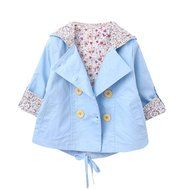 Laimeng, Kid Baby Girls Floral Print Coat Outerwear Windbreaker Baby Jackets Clothes (XL, Hot Pink) N5