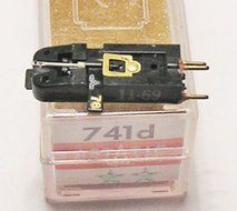 PHONOGRAPH NEEDLE CARTRIDGE-ASTATIC 741D, EUPHONICS U19-11, FITS EMERSON 820105