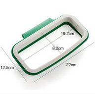Pack of 2 Portable Trash Bag Holder Hanging Kitchen Cupboard Door Back Style Stand Trash Garbage Bags Storage... N2