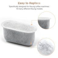Replacement Charcoal Water Filters -Removes Chlorine, odors, and others impurities from Water -Better Tasting... N5