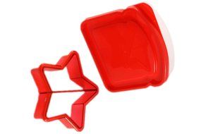 JAMMI BPA-Free Plastic Sandwich Saver and Shape Cutter for All Ages, Butterfly Design, 1-pack N9