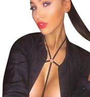 Underwear, PHOTNO Alluring Women Harness Bra Elastic Cage Bra Strappy Hollow Out Bra Bustier N22
