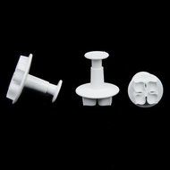 WHATWEARS 3x Hydrangea Fondant Cake Biscuit Sugarcraft Plunger Cutter Craft Mold Tool N3