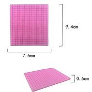 Sher Square Grid Type Candy Fondant Cake Molds For The Kitchen Baking Molds 9.4X7.6X0.6cm