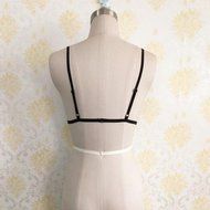 Bra Top ，Beautyvan Comfortable Lace Floral Bralette Bralet Bra Bustier Crop Top Cami Unpadded Tank (L3, White) N5