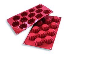 Silikomart SF034/C Silicone Classic Collection Mold Shapes, Brioche, Tall N2