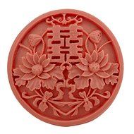 Let&#039;S Diy Double Happiness Models Soap Silicone Mold Mooncake Mould Bakeware Cooking Tools DIY Cake Decoration...