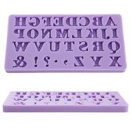 Anyana Alphabet Letter Silicone Fondant Mould Sugar Paste Cake Cupcake Icing
