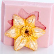 Daffodil Flower Silicone Mold Food Safe Fondant, Chocolate, Candy, Resin, Polymer Clay, Jewelry, Craft Mold. Flexible... N3