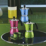 Bialetti "Fiammetta" Stove Top Espresso Maker, 3-cup (BLUE) N5