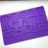 Anyana 3d Toy Story Cupcake Decorating Mold Silicone Mould Fondant Chocolate Bakeware