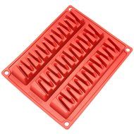 Freshware CB-810RD 2-Cavity Silicone Mold for Making Break-Apart Chocolate Bars, Protein and Energy Bites, and... N2