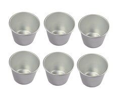 Astra shop Set of 6 Nonstick Individual Tumblers Popovers| Chocolate Molten Pans| Pudding Cups| Raspberry Souffle... N2