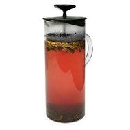 Primula Tempo Infusion Hot/Cold Tea and Fruit Water Pitcher, 55-Ounce, Black