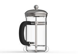 French Press, Coffee & Espresso Maker, ZYK French Press Coffee Maker, 16-Ounce 4 Cups (4 Ounce Each) N5