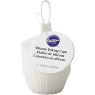 Wilton 415-2452 12 Piece Clear Silicone Baking Cup Set N3