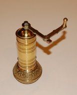 Turkish Coffee Grinder gold skin medium size N2