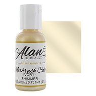 Ivory Shimmer Premium Airbrush Food Color, 3/4 Ounce by Chef Alan Tetreault N2