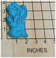 Church Angel Praying on Knees Shape Cookie Cutter and Stamp #1062