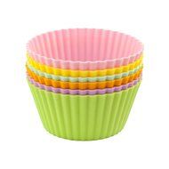 Casabella Boxed Muffin Cup, Large, Multicolor, Set of 6