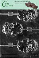 Cybrtrayd C041 Bearded Santa Lolly Life of the Party Chocolate Candy Mold with Exclusive Cybrtrayd Copyrighted...