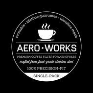Premium Super Fine Stainless Steel S Filter for Aeropress - Reusable Ultrafine Mesh with Lifetime Guarantee N3