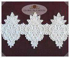 Handmade Silicone Fondant Mold/new lace mold 897766