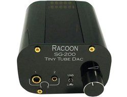 RACOON Shange SG200 24Bit/48KHz High-Quality USB DAC Tube Headphone Amplifier black N2