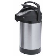 HUBERT&reg; Stainless Steel Airpot with Lever Lid 2 1/2 Liter