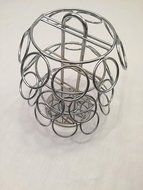 K-Cup Carousel, Hold 27 Coffee or Tea K-Cup Pods. By Lily's Home (Chrome) N7