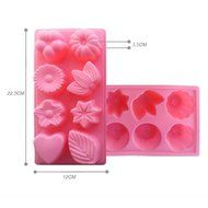 Luckygirls Different Shaped Silicone Non Stick Jelly Candy Baking Mould for Chocolate Candy-Cartoons, Characters... N41