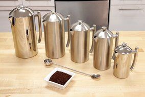 Frieling USA Double Wall Stainless Steel French Press Coffee Maker with Patented Dual Screen in Frustration Free... N23