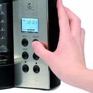 Cloer 5218NA 12-Cup Bitterness Eliminating Coffee Maker, Stainless Steel/Black N3