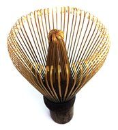 HARU MATCHA - MADE IN JAPAN- KUROCHIKU Black Bamboo Chasen - Handcarved Matcha Greentea Whisk (80 Prongs) N2
