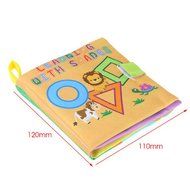 Picture Cognize Book&#65292;BeautyVan Soft New Cloth Baby Intelligence Development Learn Picture Cognize Book (A) N4