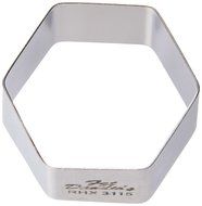 Fat Daddio's Stainless Steel Hexagon Cake and Pastry Ring, 6 Inch by 2 Inch N2