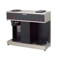 o Bunn-O-Matic Corporation o - 3-Warmer Brewer, 23&quot;x8&quot;x19&quot;, Stainless Steel/Black