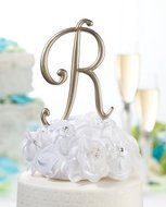 Lillian Rose Monogram Letter, Letter F, 5-Inch, Gold
