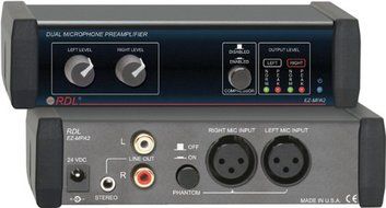 RDL EZ-MPA2 Dual Microphone Preamplifier