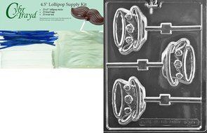 Cybrtrayd D110 Chocolate Candy Mold, Teacup and Saucer Lolly Dads and Moms N7