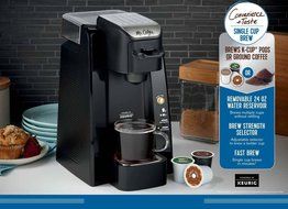 Mr. Coffee BVMC-SC500-1 Single K-Cup Brewing System, 24 oz, Black N8