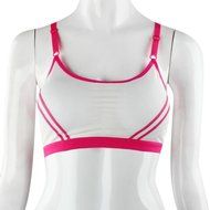 PHOTNO Women Lady Sports Yoga Athletic Solid Wrap Chest Strap Vest Tops Bra N30