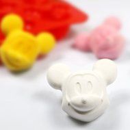 Silicone Cake Molds Mickey Mouse - 4 Holes Mickey Mouse Silicone Mold DIY Handcraft Soap Making Cake Cupcake Chocolate... N2