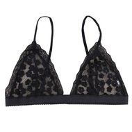 PHOTNO Women Lingerie Floral Sheer Lace Bra Top Seamless Bralette Cup Wireless Bra N8